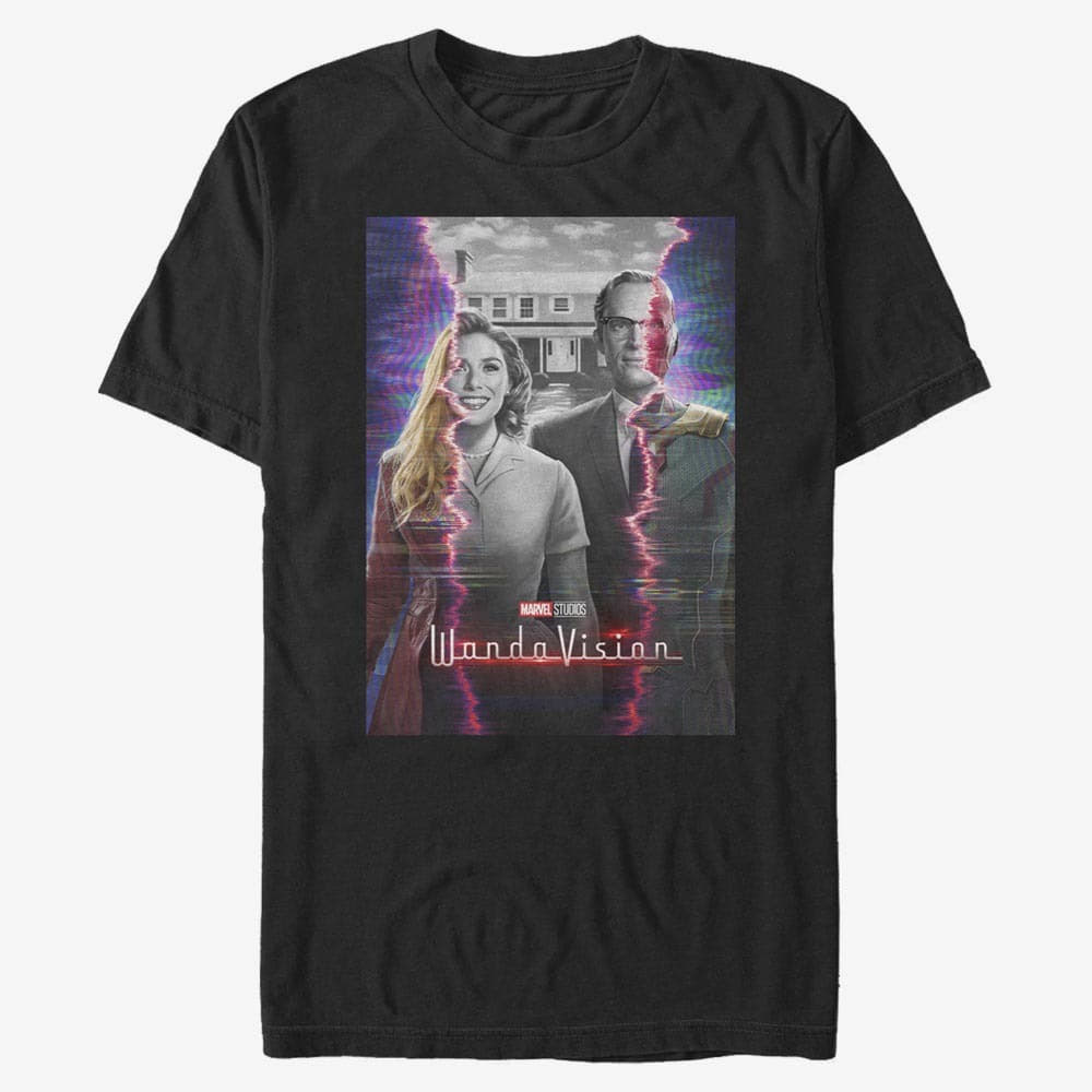 T-shirts Merch Marvel WandaVision - Teaser Poster Unisex T-Shirt Black