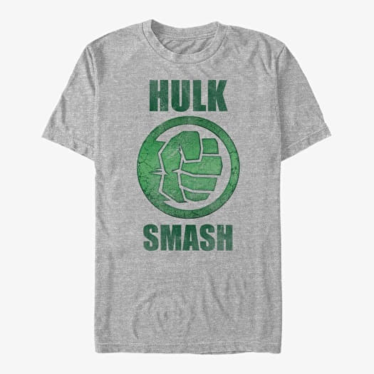 Póló Merch Marvel Avengers Classic - Hulk It Unisex T-Shirt Heather Grey