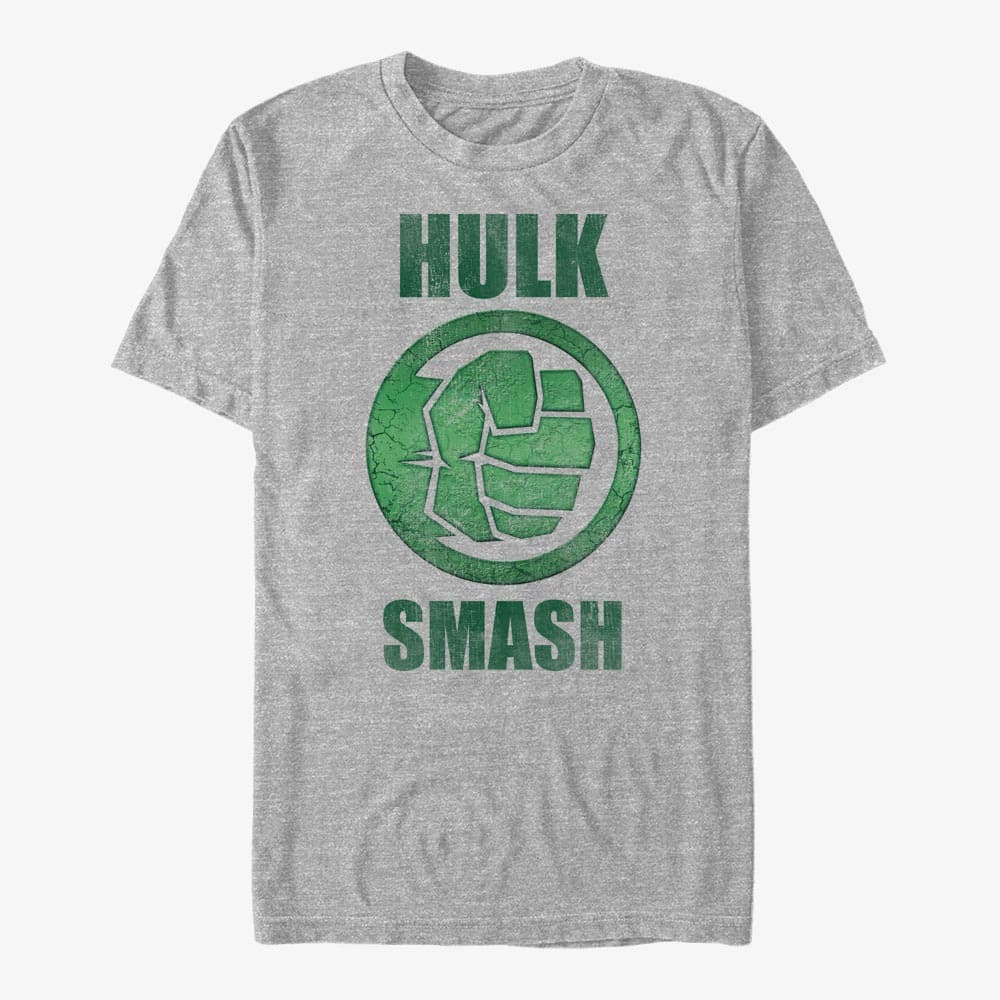 T-shirts Merch Marvel Avengers Classic - Hulk It Unisex T-Shirt Heather Grey