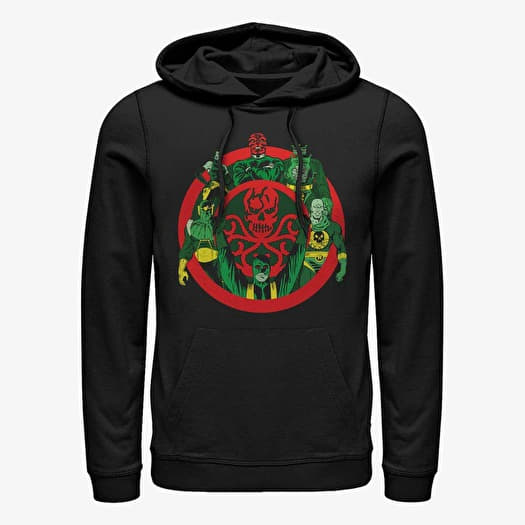 Sweatshirt Merch Marvel Avengers Classic - Skull Gang Unisex Hoodie Black