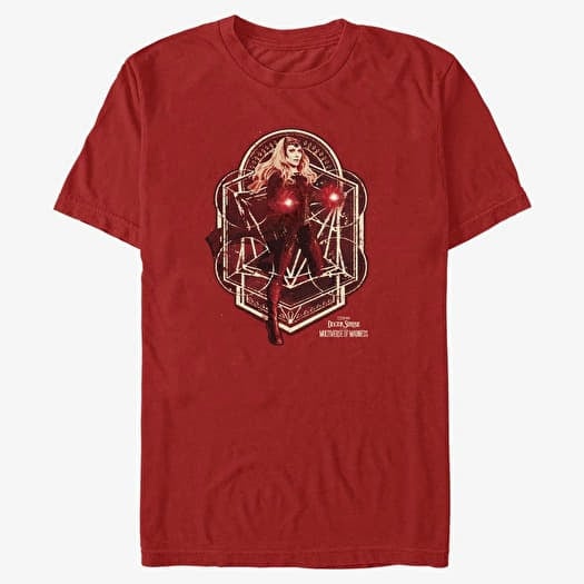 Majica Merch Marvel Doctor Strange 2 - Wanda Magic Unisex T-Shirt Red