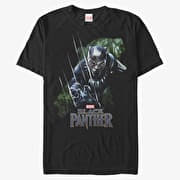 Merch Marvel Avengers Classic - Green Panther Unisex T-Shirt Black