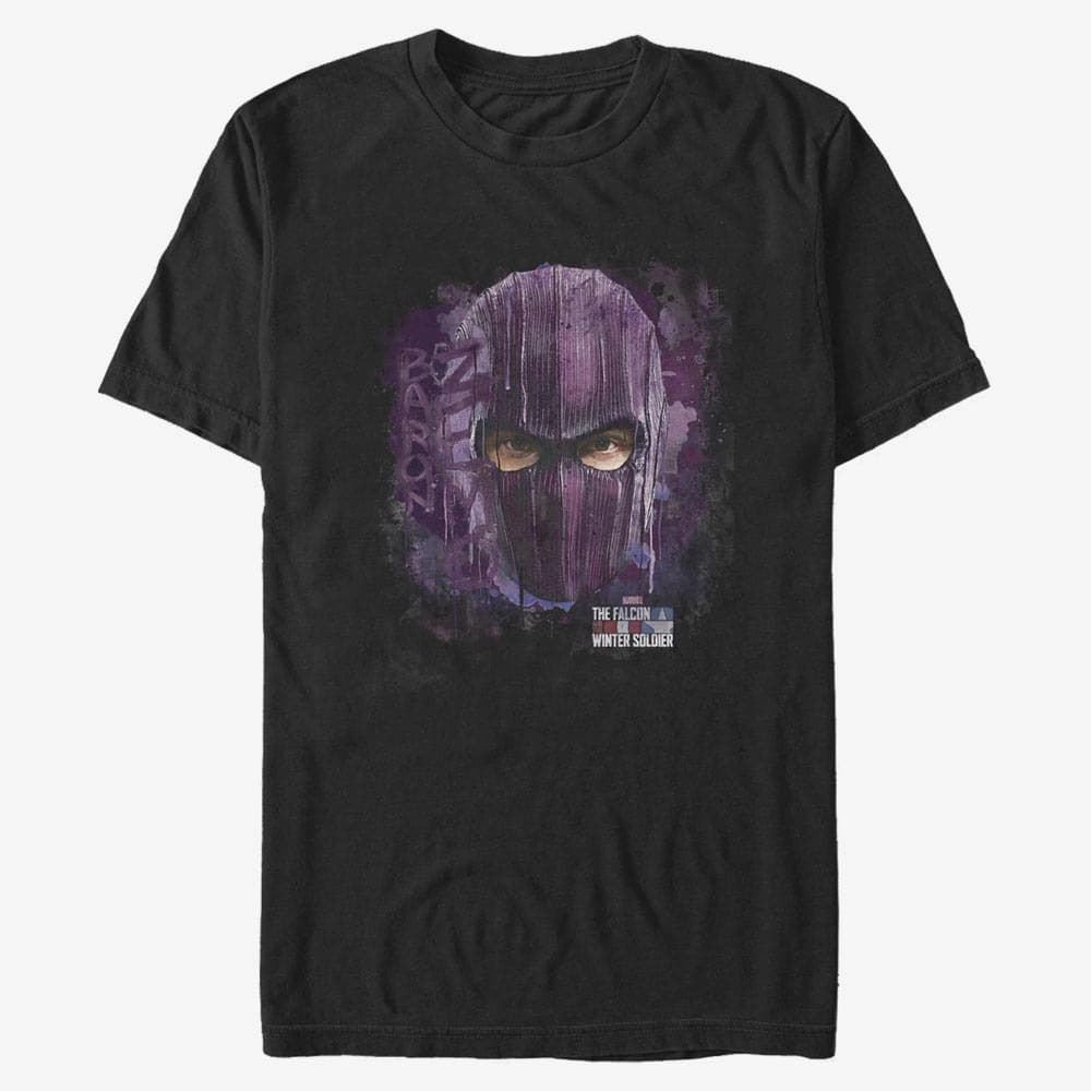 Majice Merch Marvel The Falcon and the Winter Soldier - Baron Eyes Unisex T-Shirt Black
