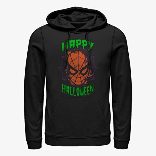 Sweatshirt Merch Marvel Spider-Man Classic - SpiderFace Halloween Unisex Hoodie Black