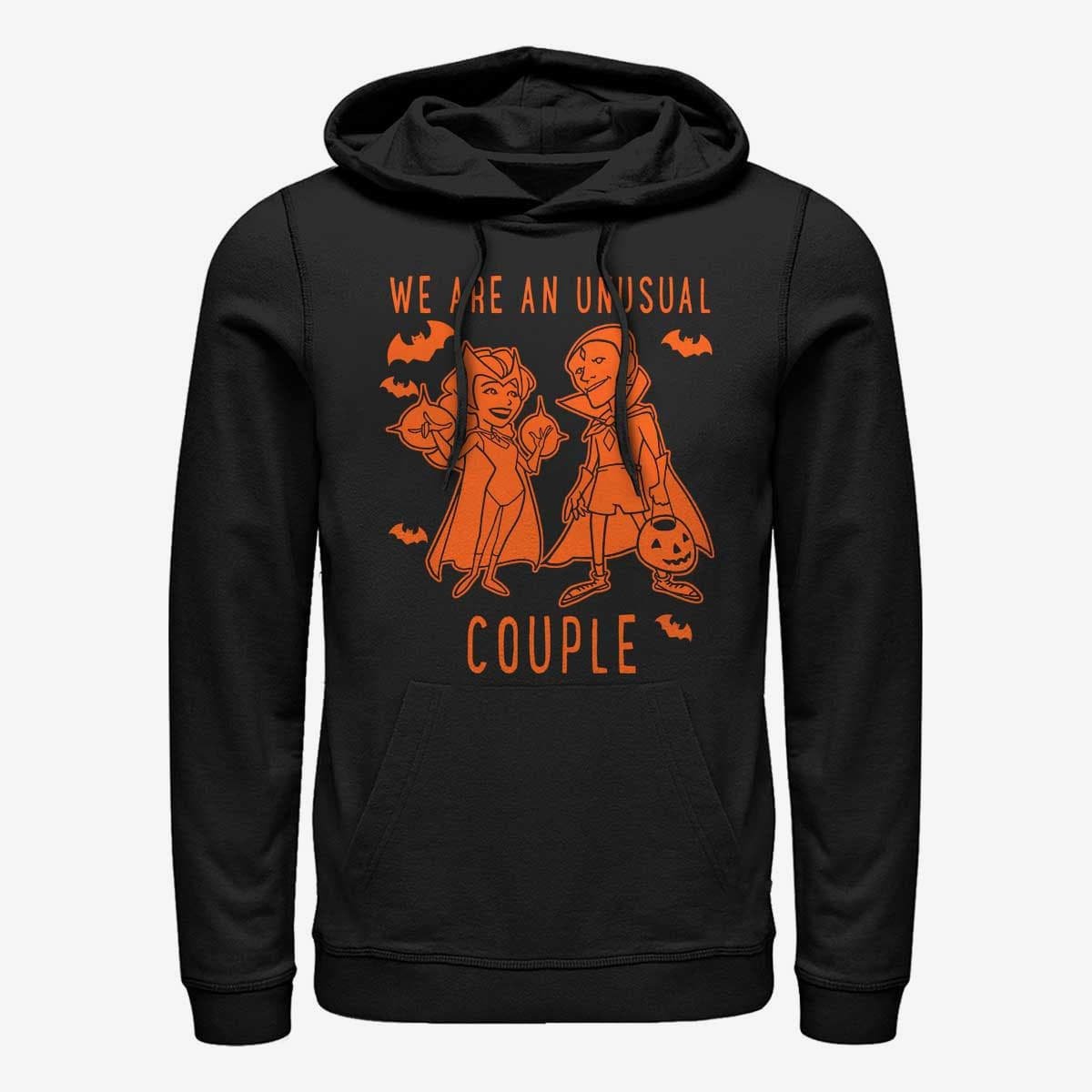 Hættetrøjer og sweatshirts Merch Marvel WandaVision - Couple Coloring Unisex Hoodie Black