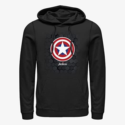 Sweatshirt Merch Marvel - Hex Shield Unisex Hoodie Black