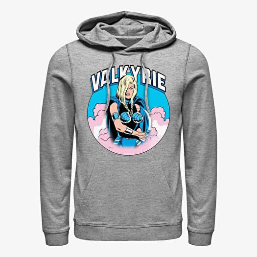 Sweatshirt Merch Marvel Other - Valkyrie Clouds Unisex Hoodie Heather Grey