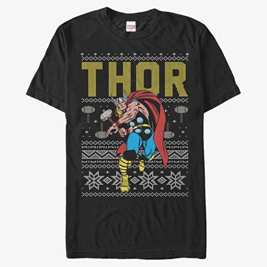 T-shirt Merch Marvel Avengers Classic - Ugly Thor Unisex T-Shirt Black