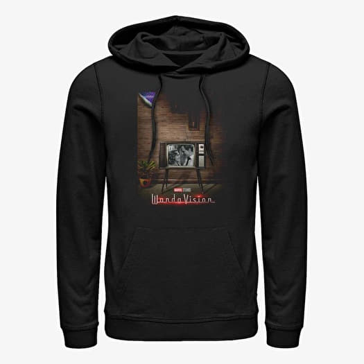 Sweatshirt Merch Marvel WandaVision - WV Poster 50s Unisex Hoodie Black