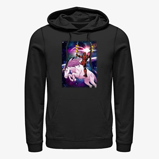 Sweatshirt Merch Marvel Deadpool - Taco Unicorn Unisex Hoodie Black