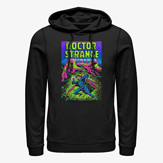 Pulóver Merch Marvel Avengers Classic - Strange Glow Unisex Hoodie Black