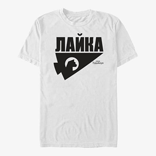 T-shirt Merch Marvel Hawkeye - Russian Logo Unisex T-Shirt White