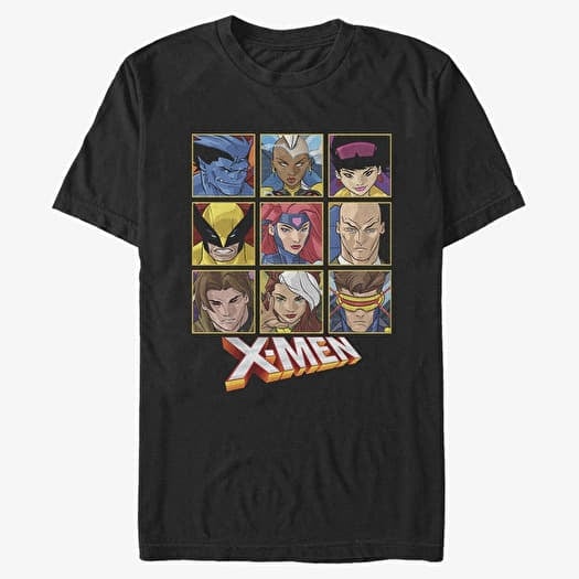 Μπλουζάκι Merch Marvel X-Men - XMEN CORE BOX UP Unisex T-Shirt Black
