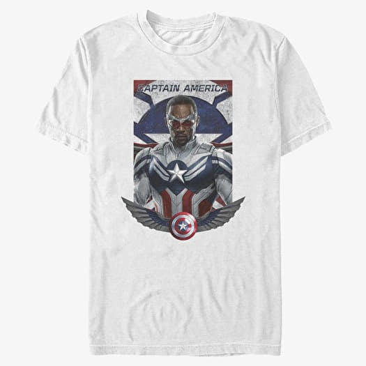 Μπλουζάκι Merch Marvel The Falcon and the Winter Soldier - Falcon In Flight Unisex T-Shirt White
