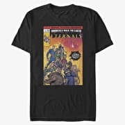 Merch Marvel The Eternals - Halftone Cover Unisex T-Shirt Black