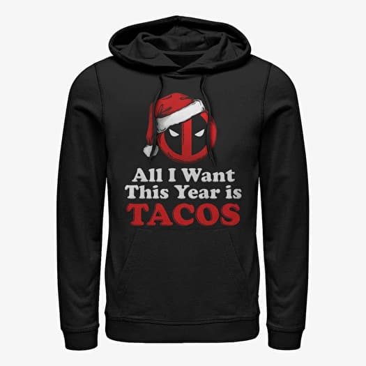 Sweatshirt Merch Marvel Deadpool - Pool For Tacos Unisex Hoodie Black