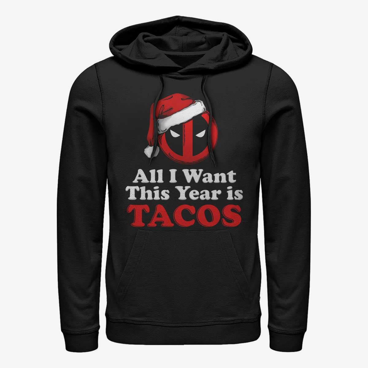 Hanorace Merch Marvel Deadpool - Pool For Tacos Unisex Hoodie Black