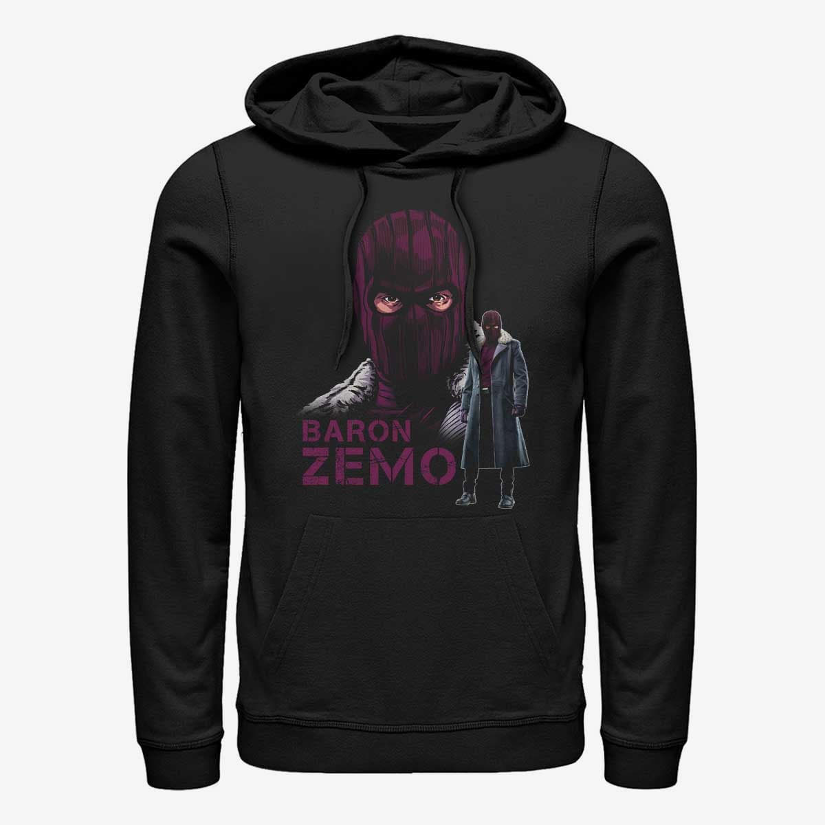 Hættetrøjer og sweatshirts Merch Marvel The Falcon and the Winter Soldier - Masked Zemo Unisex Hoodie Black