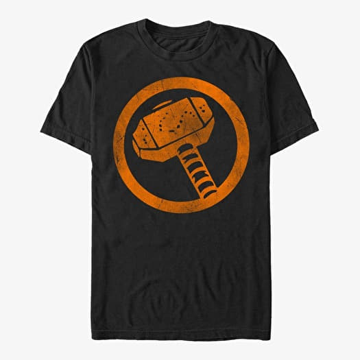 T-shirt Merch Marvel Avengers Classic - Thor Retrorange Unisex T-Shirt Black