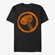 Merch Marvel Avengers Classic - Thor Retrorange Unisex T-Shirt Black