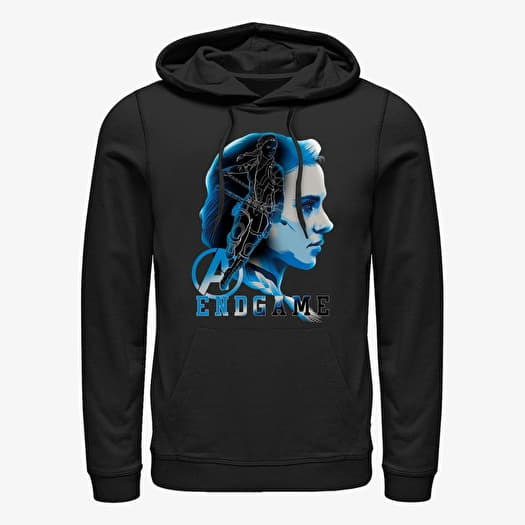 Majica Merch Marvel Avengers: Endgame - Widow Endgame Silhouette Unisex Hoodie Black