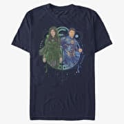 Merch Marvel The Eternals - SERSI IKARIS DUO Unisex T-Shirt Navy Blue