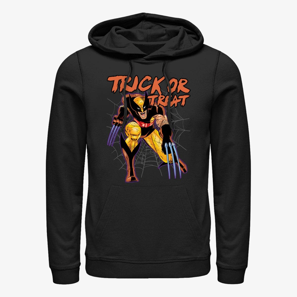 Sweatshirts Merch Marvel X-Men - Wolverine Webs Unisex Hoodie Black
