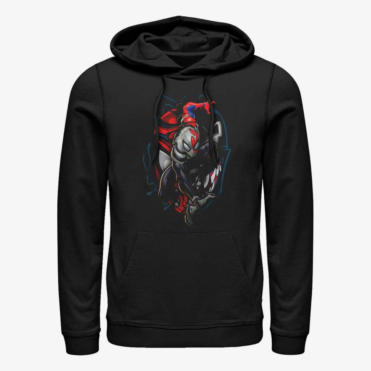 Mikiny Merch Marvel - SPIDERMAN REG W SYMBOL Unisex Hoodie Black