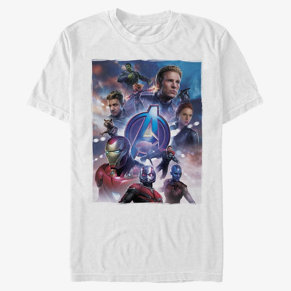 T-shirts Merch Marvel Avengers: Endgame - Basic Poster Unisex T-Shirt White