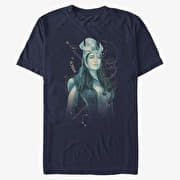 Merch Marvel The Eternals - Ajak Teal Unisex T-Shirt Navy Blue