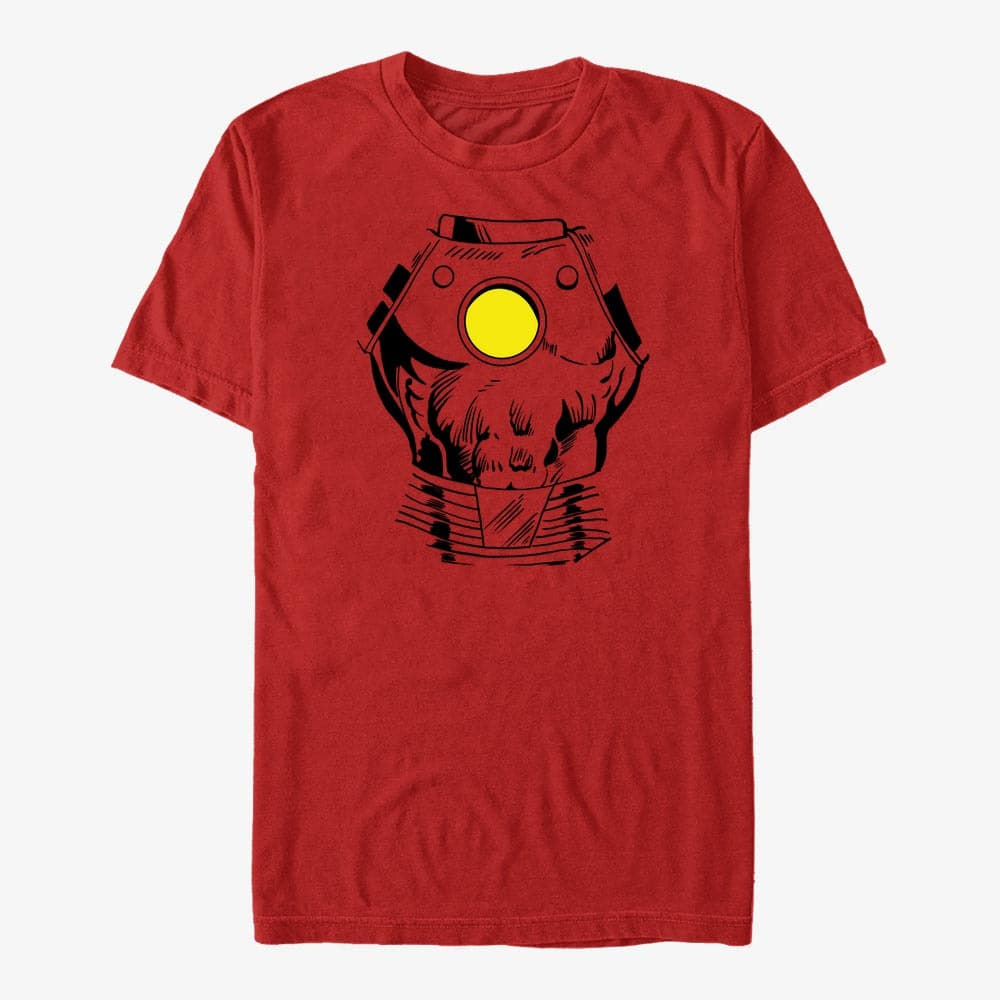 T-shirts Merch Marvel GOTG 2 - Side View Star Unisex T-Shirt Red