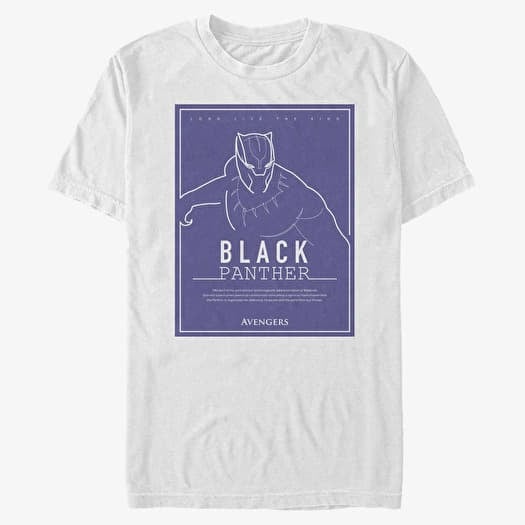 Camiseta Merch Marvel Avengers Classic - Panther Definition Unisex T-Shirt White