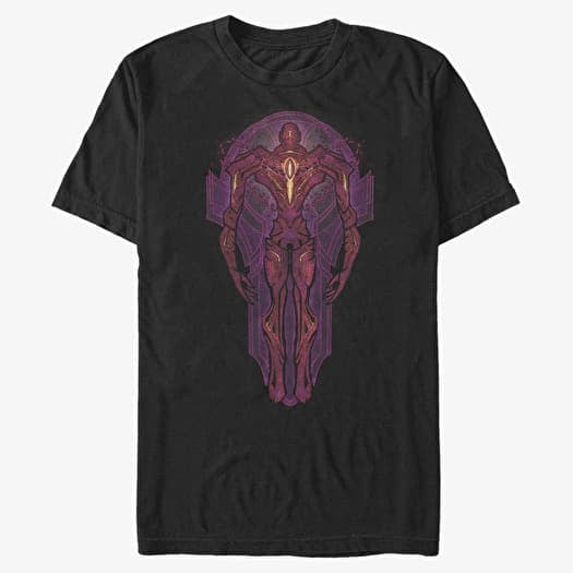 T-shirt Merch Marvel The Eternals - Stained Glass Unisex T-Shirt Black