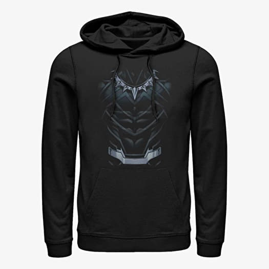 Pulóver Merch Marvel Avengers Classic - Panther Suit Unisex Hoodie Black