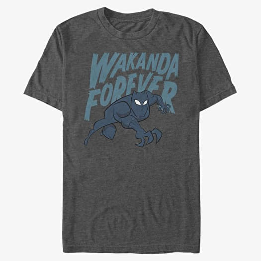 T-särk Merch Marvel Classic - Wakanda Saturday Morning Unisex T-Shirt Dark Heather Grey