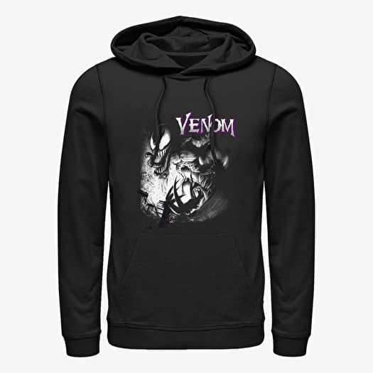 Sweatshirt Merch Marvel - Angry Venom Unisex Hoodie Black