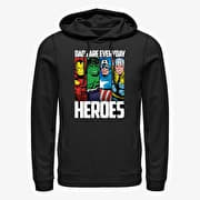 Merch Marvel Avengers Classic - Everyday Hero Dad Unisex Hoodie Black