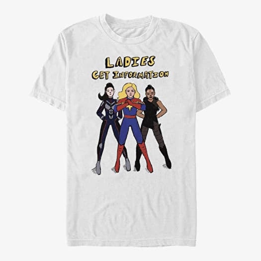 Majica Merch Ms. Marvel - Ladies Get Info Unisex T-Shirt White