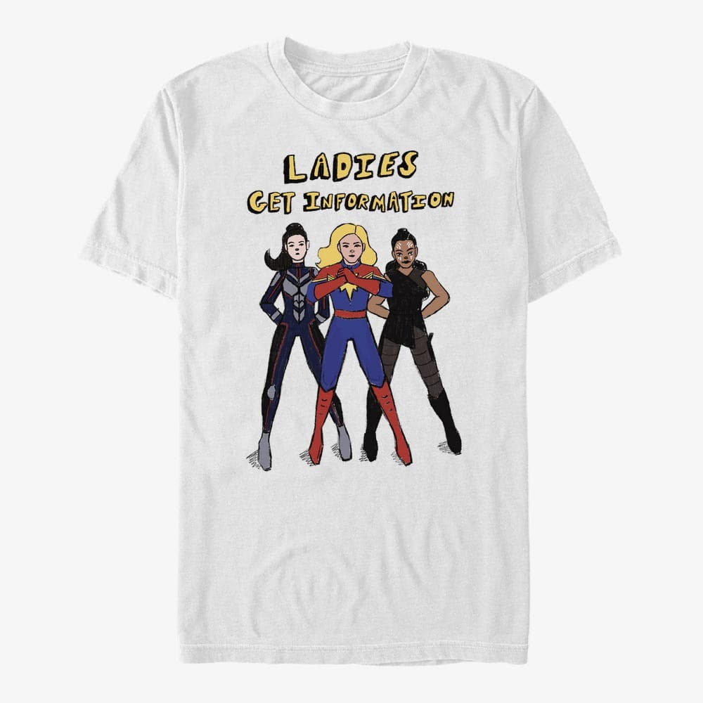 T-shirts Merch Ms. Marvel - Ladies Get Info Unisex T-Shirt White