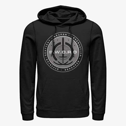 Majica Merch Marvel WandaVision - Sword Logo Unisex Hoodie Black