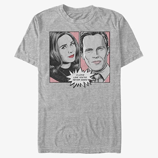 Majica Merch Marvel WandaVision - Pop WandaVision Unisex T-Shirt Heather Grey