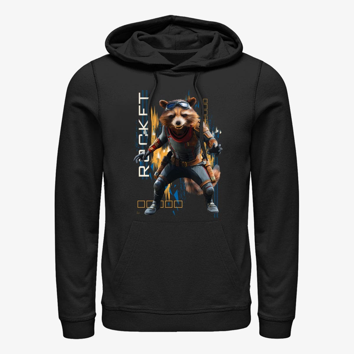 Felpe Merch Marvel Avengers: Endgame - Rocket Motion Unisex Hoodie Black