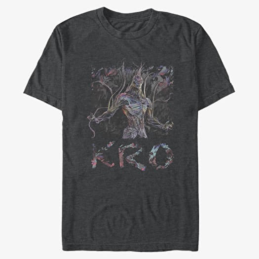 Camiseta Merch Marvel The Eternals - Camo Kro Unisex T-Shirt Dark Heather Grey