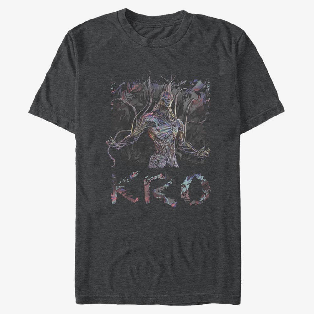 T-shirts Merch Marvel The Eternals - Camo Kro Unisex T-Shirt Dark Heather Grey