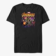 Merch Marvel Avengers: Infinity War - Group Shot Unisex T-Shirt Black