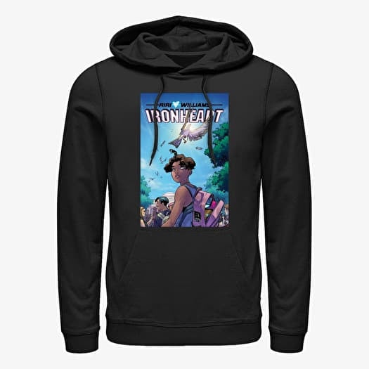 Mikina Merch Marvel - Iron Heart Unisex Hoodie Black
