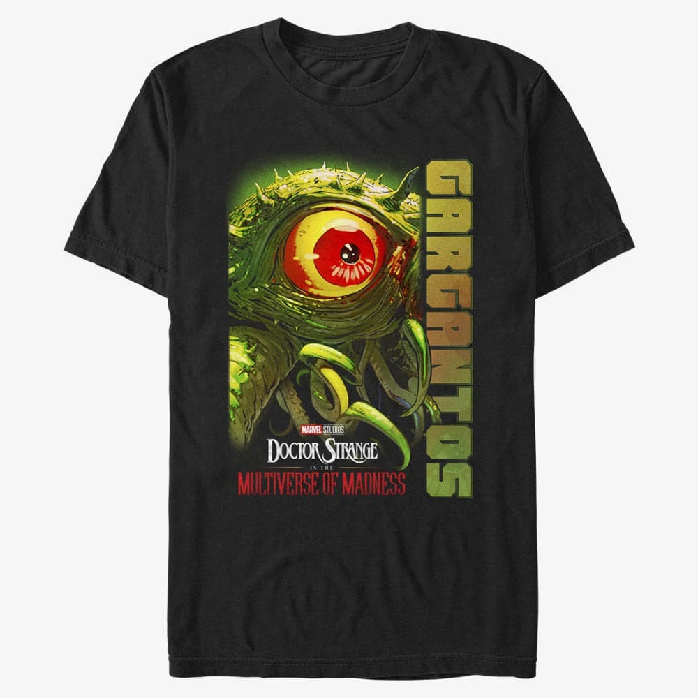 majice kratkih rukava Merch Marvel Doctor Strange 2 - Gargantos Eye Unisex T-Shirt Black