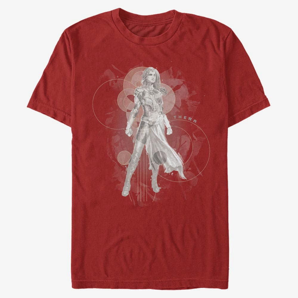 T-shirts Merch Marvel The Eternals - Thena Hero Unisex T-Shirt Red