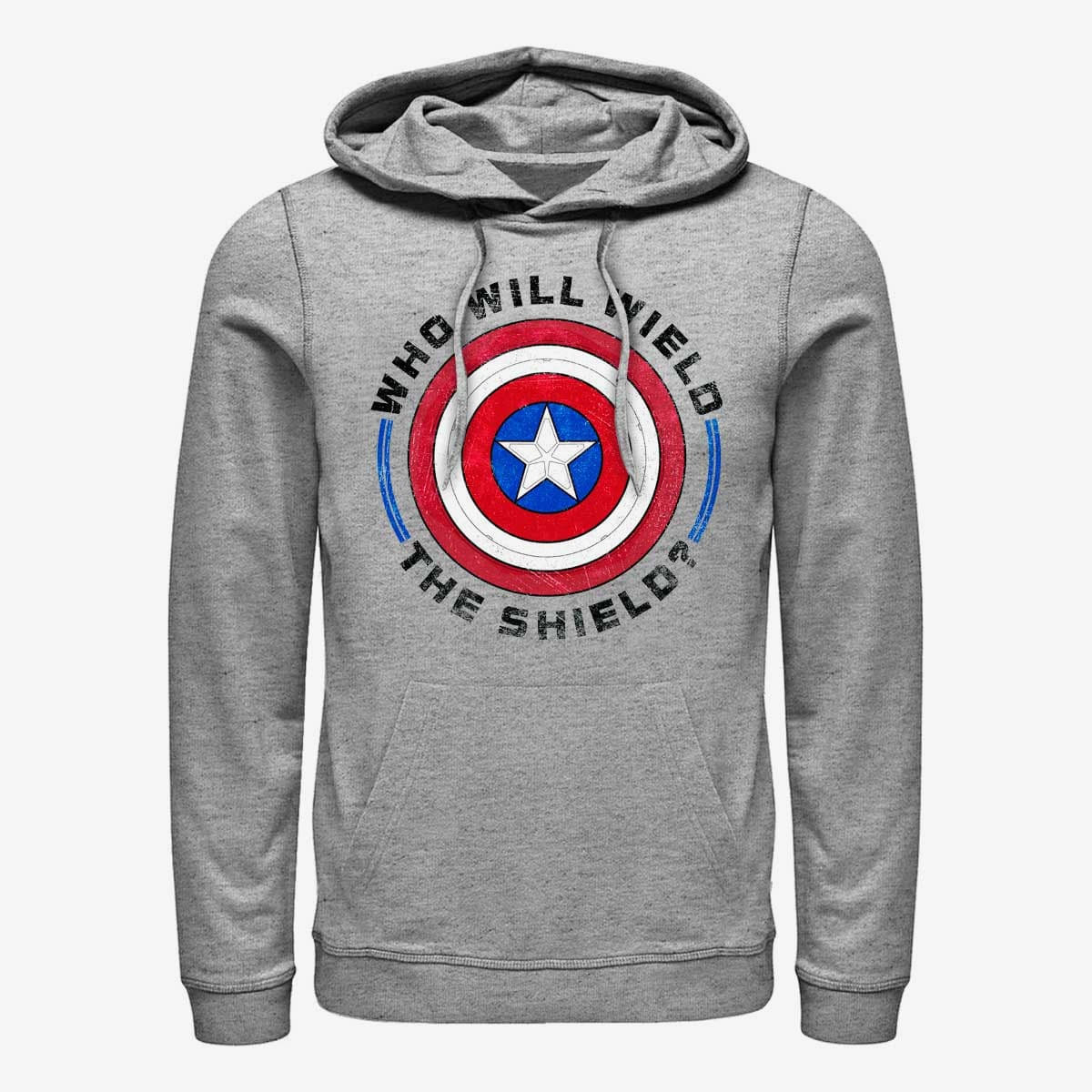 Mikiny Merch Marvel The Falcon and the Winter Soldier - Wield Shield Unisex Hoodie Heather Grey