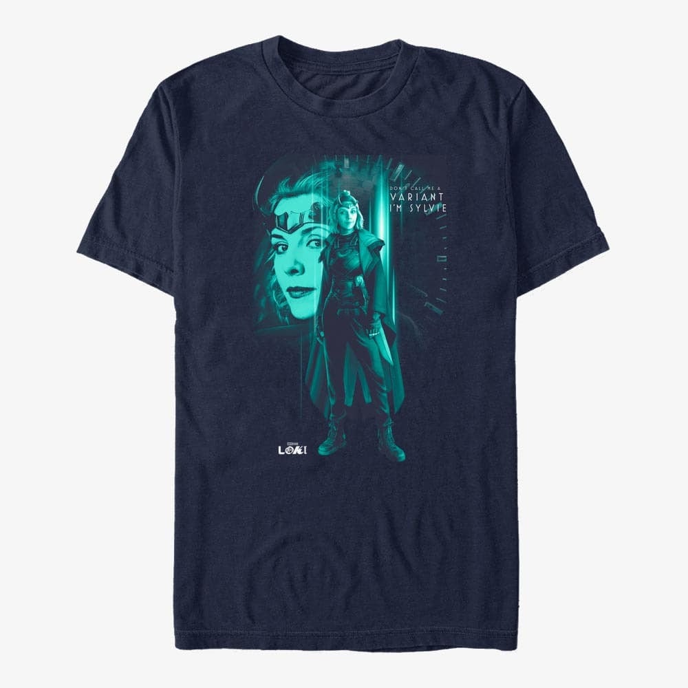 T-särgid Merch Marvel Loki - Verify Through Deletion Unisex T-Shirt Navy Blue